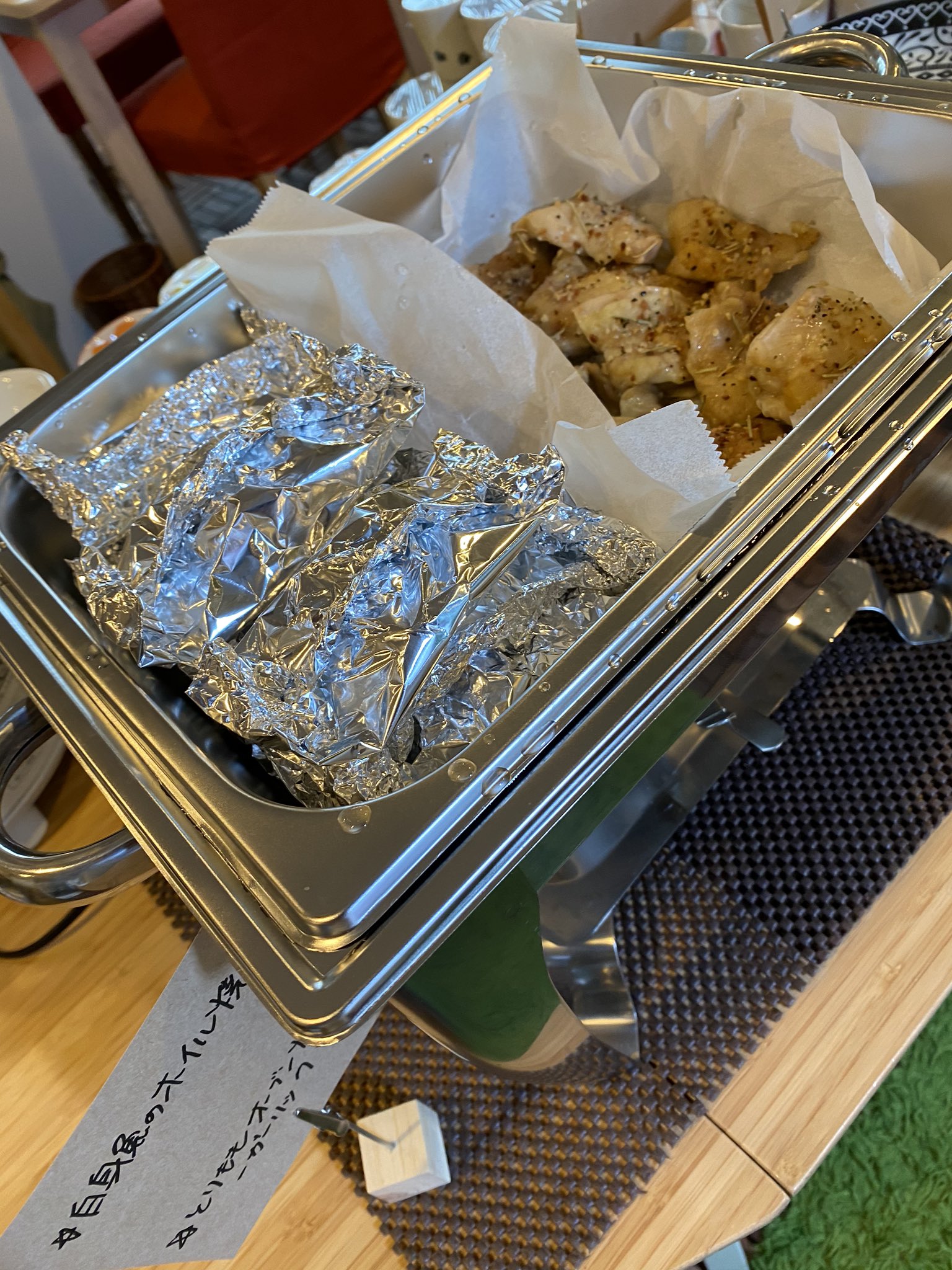 季旬と茶林 レストラン季旬ですヾ ﾉ 元気にランチタイムオープン メインブッフェは白身魚のホイル焼きとチキン ガーリックオーブン焼きです ポテトグラタンも焼けました レストラン季旬 堀切7丁目21の10 T Co O8e0l4jmod Twitter