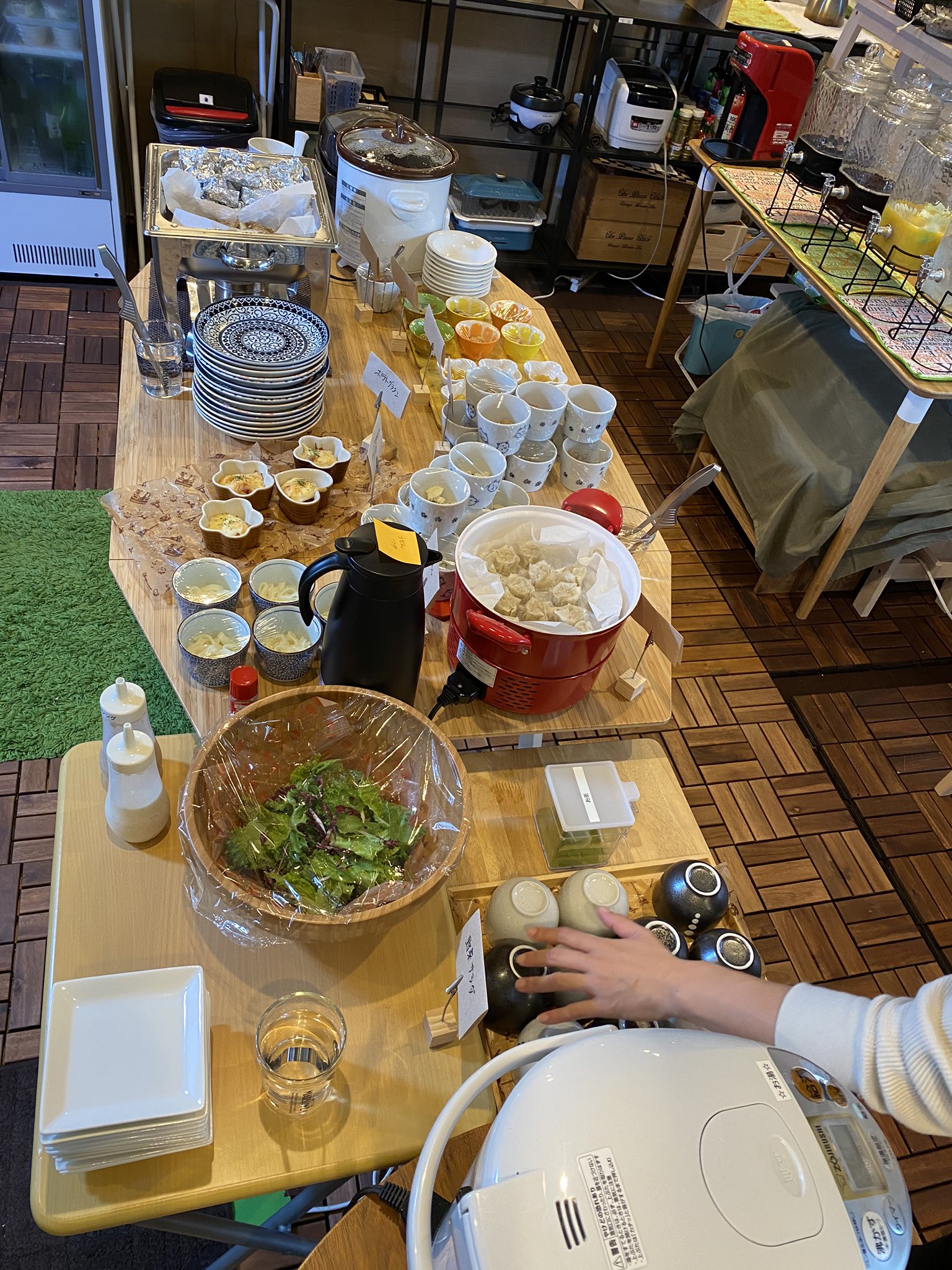 季旬と茶林 レストラン季旬ですヾ ﾉ 元気にランチタイムオープン メインブッフェは白身魚のホイル焼きとチキン ガーリックオーブン焼きです ポテトグラタンも焼けました レストラン季旬 堀切7丁目21の10 T Co O8e0l4jmod Twitter