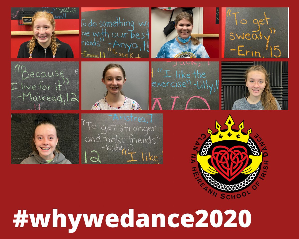Tonight’s installment of our #whywedance2020 posts... answers from a few of our dedicated and determined prelim dancers! #CNH #loveloyaltyfriendshipfamily #dancefamily #keepdancing