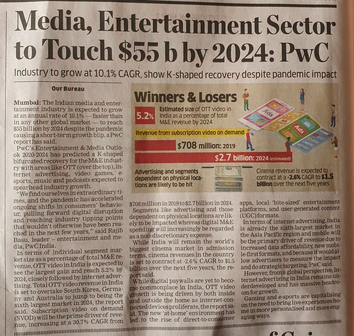 karnvirmundrey's tweet image. How exactly do you arrive at numbers like these @PwC ? Whats your calculation?
Or is it just for #PowerPoint ?
#excelwarriors @EconomicTimes #media