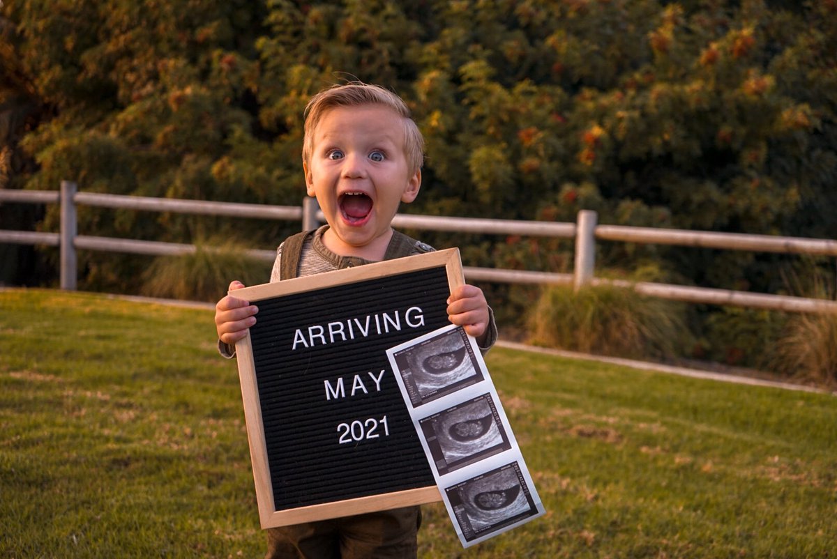 WhitneyKunkle's tweet photo. We’ve been keeping a secret and we’re so excited to finally share it... Littlest Kunkle coming May 2021!!!🤍 https://t.co/Ozwvroz2OK