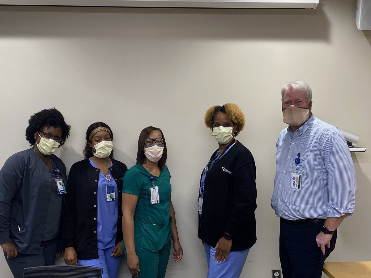 timriddellmd's tweet image. Got to spend some time with a few of our outstanding medical assistants at Ochsner Covington.  Without these dedicated team members Ochsner could not fulfill its mission to change and save lives.  Thank you all for your hard work. #MARecognitionWeek