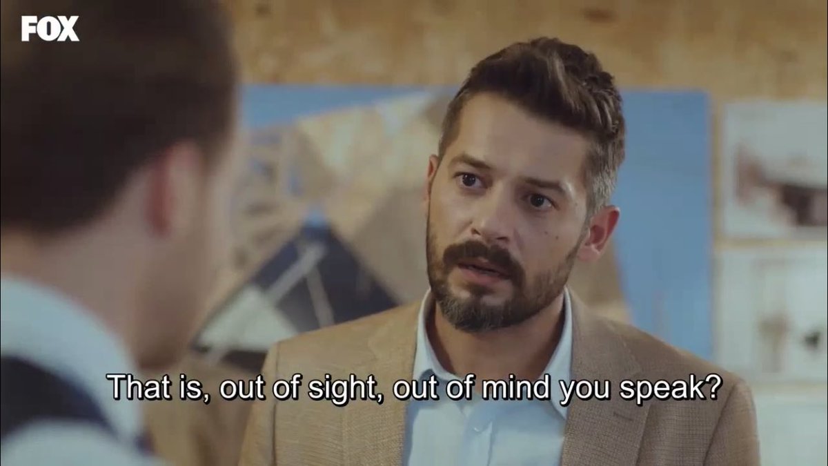 eda walking in just as serkan is saying she’ll be out of his head very soon POETIC CINEMA   #SenÇalKapımı   #EdSer
