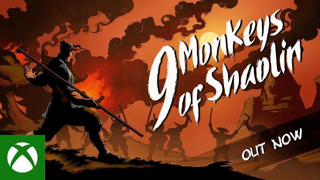 XONEHQ's tweet photo. 9 Monkeys of Shaolin | Launch Trailer: 9 Monkeys of Shaolin is Out Now on the #Xbox One family of devices including the #XboxOne X. #9Monkeys https://t.co/ufXUbaLSU2 https://t.co/QXkB9r1F5Y