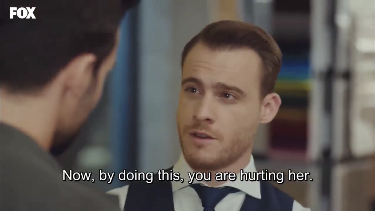 by “you are hurting eda” he means that efe is hurting him ‘cause it’s gonna be hard to have eda around and not be able to call her into his office just to say that she’s his moon and stars and the air that he breathes i know it  #SenÇalKapımı