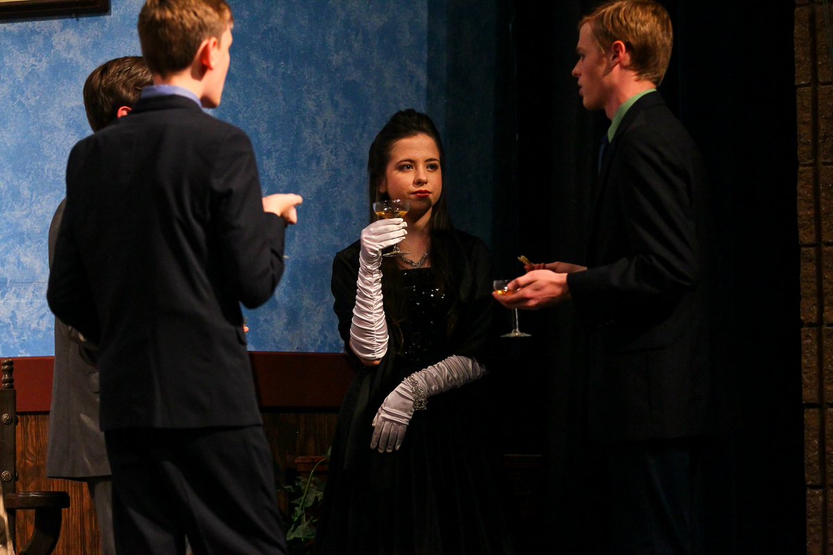 PegasusProdCo's tweet photo. #ThrowBackThursday to 2017’s fall production of Woody Allen’s “Don’t Drink the Water”! This comedy was the first show for many members of our current senior class #tbt #CBATwelve https://t.co/HEqB5zePcu
