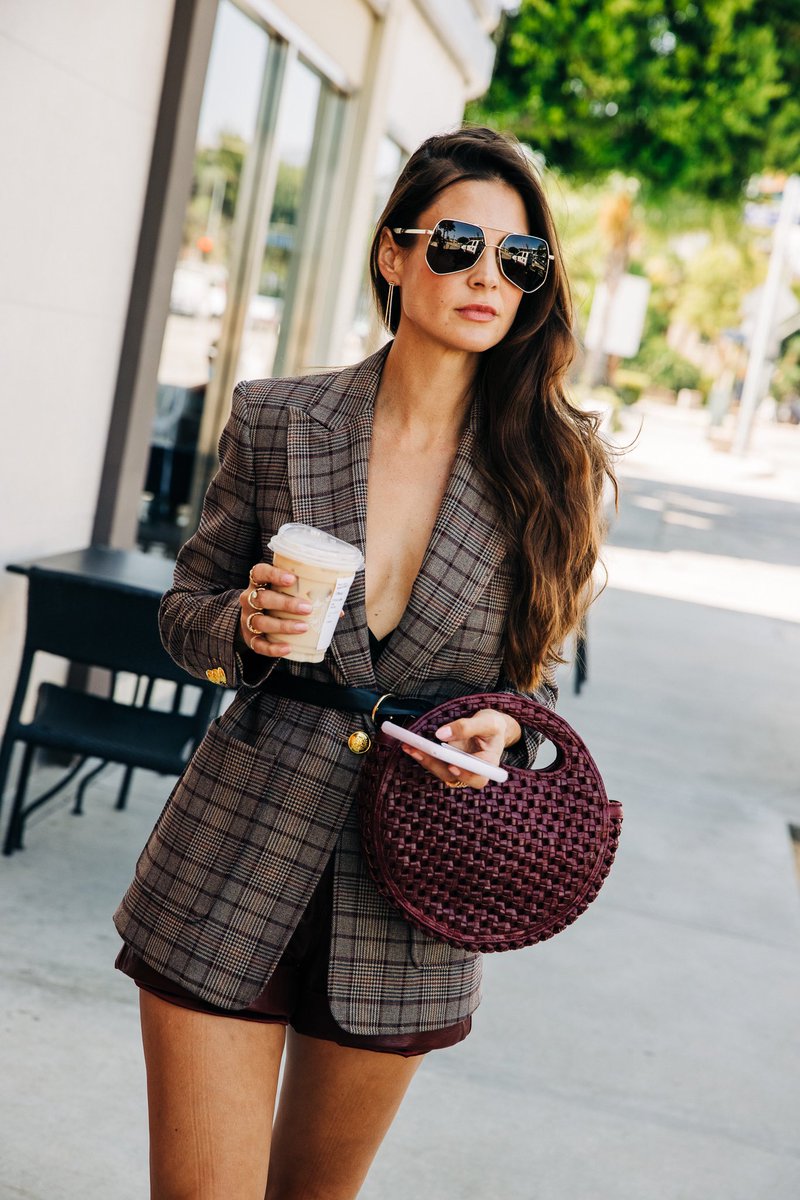 Milk Boutique (@milk_boutique) on Twitter photo Step out in style 🖤 <a href="/barimilk/">barimilkenbernstein</a> styled <a href="/Tiffanybrouwer/">Tiffany Brouwer</a> in our ALC blazer + Ganni shorts + <a href="/Frame_Brand/">FRAME</a> belt + Bembien bag + <a href="/GREYANT/">GREY ANT</a> sunglasses + <a href="/milk_boutique/">Milk Boutique</a> jewelry 🤩 Step out in style 🖤 <a href="/barimilk/">barimilkenbernstein</a> styled <a href="/Tiffanybrouwer/">Tiffany Brouwer</a> in our ALC blazer + Ganni shorts + <a href="/Frame_Brand/">FRAME</a> belt + Bembien bag + <a href="/GREYANT/">GREY ANT</a> sunglasses + <a href="/milk_boutique/">Milk Boutique</a> jewelry 🤩