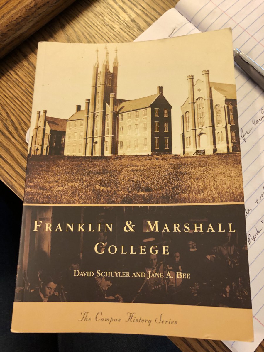 On eBay I bought this largely pictorial history of my alma mater, ⁦@FandMCollege⁩ (class of 1981). It includes a photo of a lecture given by former President Gerald Ford in 1978, my freshman year. I recall attending that talk. And now I have some proof! #TBT #70sHair