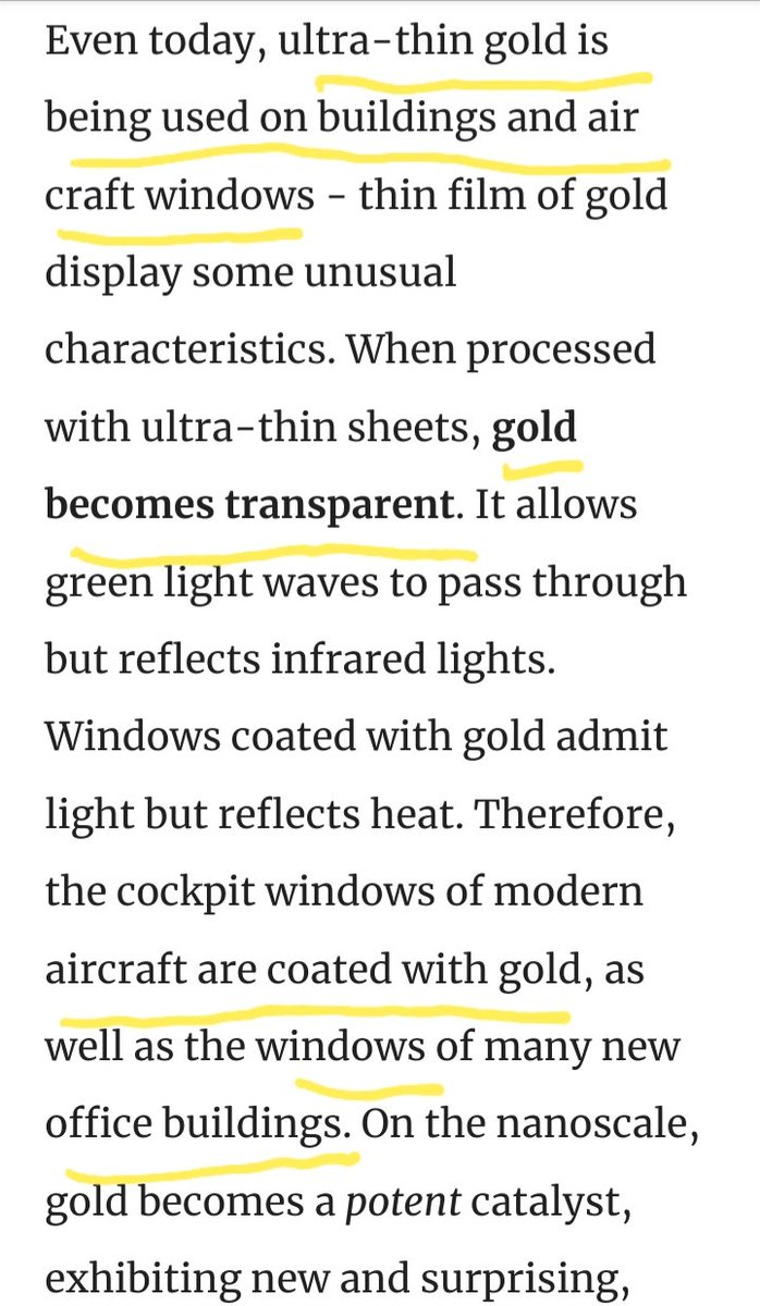 FragmentedSoul5's tweet photo. #OreoSec: Remember pure #Monatomic #Gold is Clear! Some claim you should #Ingest it. While others use thin pieces as windows or #Dome enclosures

Is Completely Pure Gold #Transparent?
https://t.co/U7yG1Aabqn

When gold becomes transparent:https://t.co/979tW3S21u

#SilentNoMore https://t.co/3uWkLEwBHW