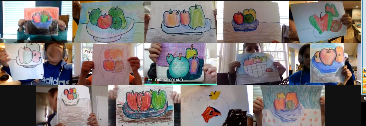 3rd grade art online... Students created overlapping apples and color mixing with crayons! I am so proud of their art!
<a href="/kfinkART/">RoundHill ART class</a> <a href="/RoundHillES/">Round Hill Elem</a>