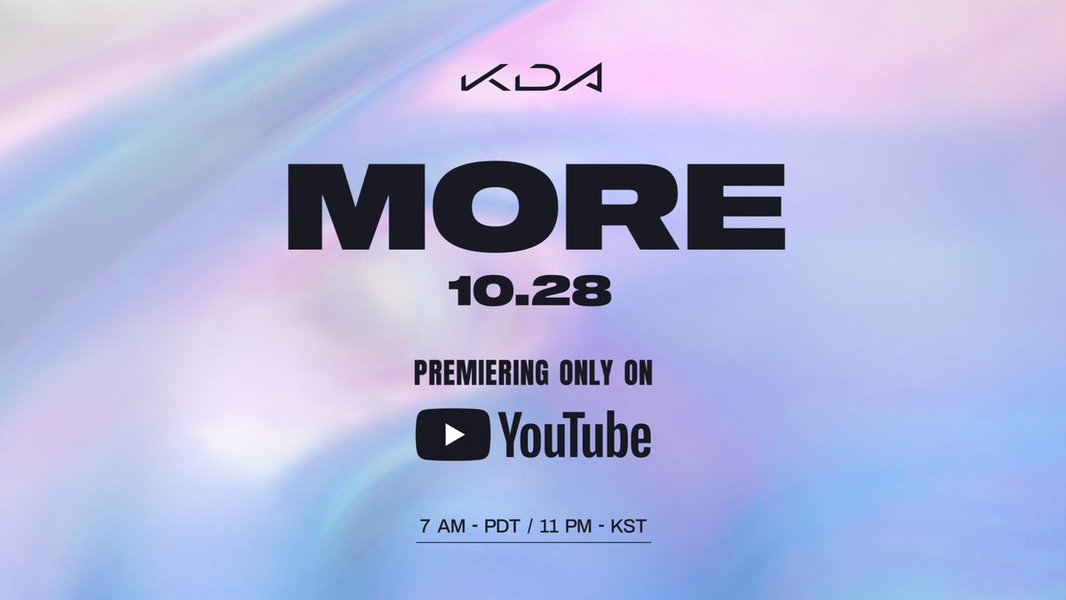 Фрагмент видео нового трека от K/DA "MORE"