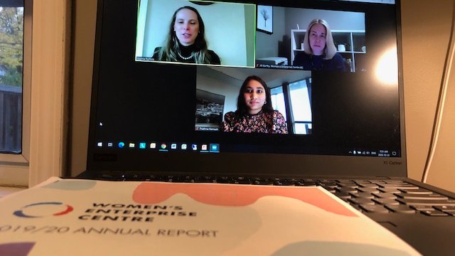 TheWeBCnews's tweet image. Thanks @WIfinanceawards for hosting our CEO, @jearthy this morning for a fireside chat about where the money is going! #SmallBusinessWeek2020