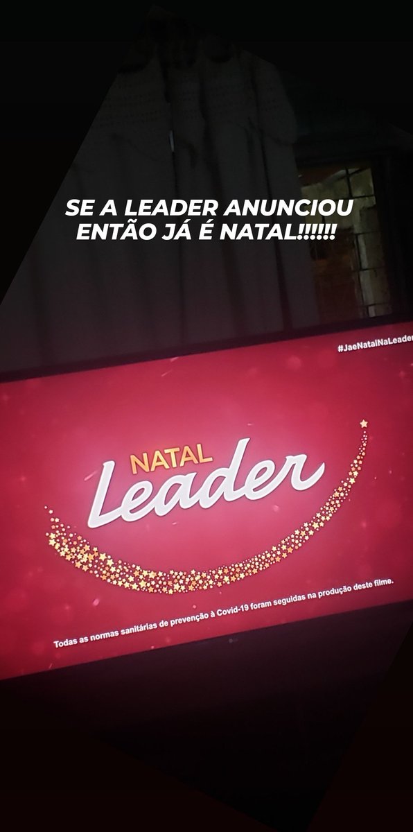 GENTE!!!!! já é Natal na <a href="/lojasleader/">Lojas Leader</a>