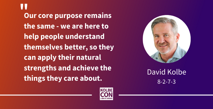 Kolbe_Corp's tweet photo. There's a lot that has changed this year, but our central mission has not. We strive to assist people in unlocking their instinctive action mode. #KolbeCon https://t.co/kNkUqiLguD