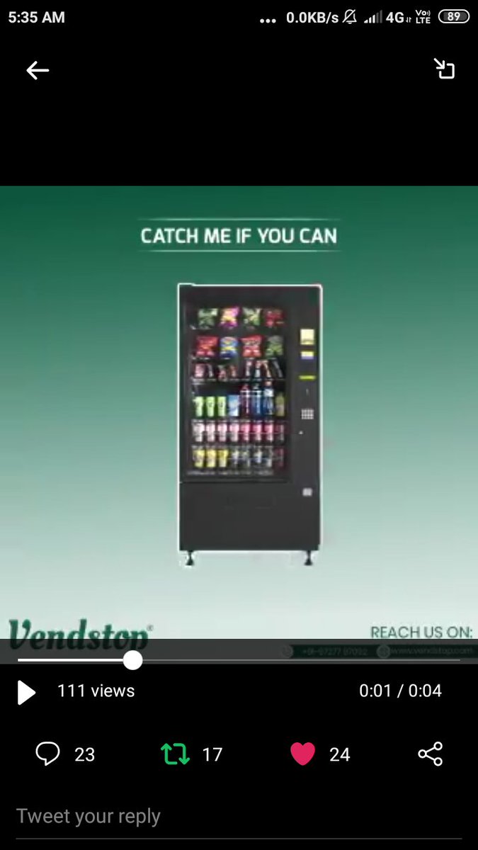 Kusumsolanki21's tweet photo. @vendstop Here is my perfect screenshot for the contest 💫💫
#contest #ContestAlert #ContestIndia #contests #contesttime #vendingmachine #vendingmachineindia #ContestEntry
@vendstop
Join @GoldQueenie4 @deora_gunjan @KpParmar98 @SJ_0016 @imPalak18 @Jyoti14300 @Dazzlingcutie1 https://t.co/BbpxjZjsMp