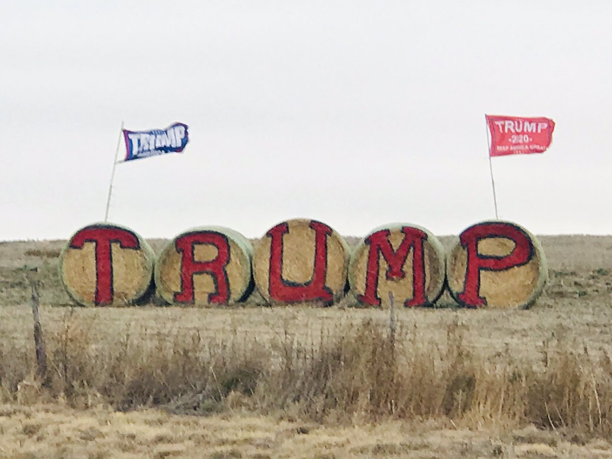 BEstes_ks's tweet photo. This is only one of hundreds of examples of Kansas Farmers enthusiasm for @realDonaldTrump, prepare for Red Domination in the Heartland!!! https://t.co/PbCsXWWZbD