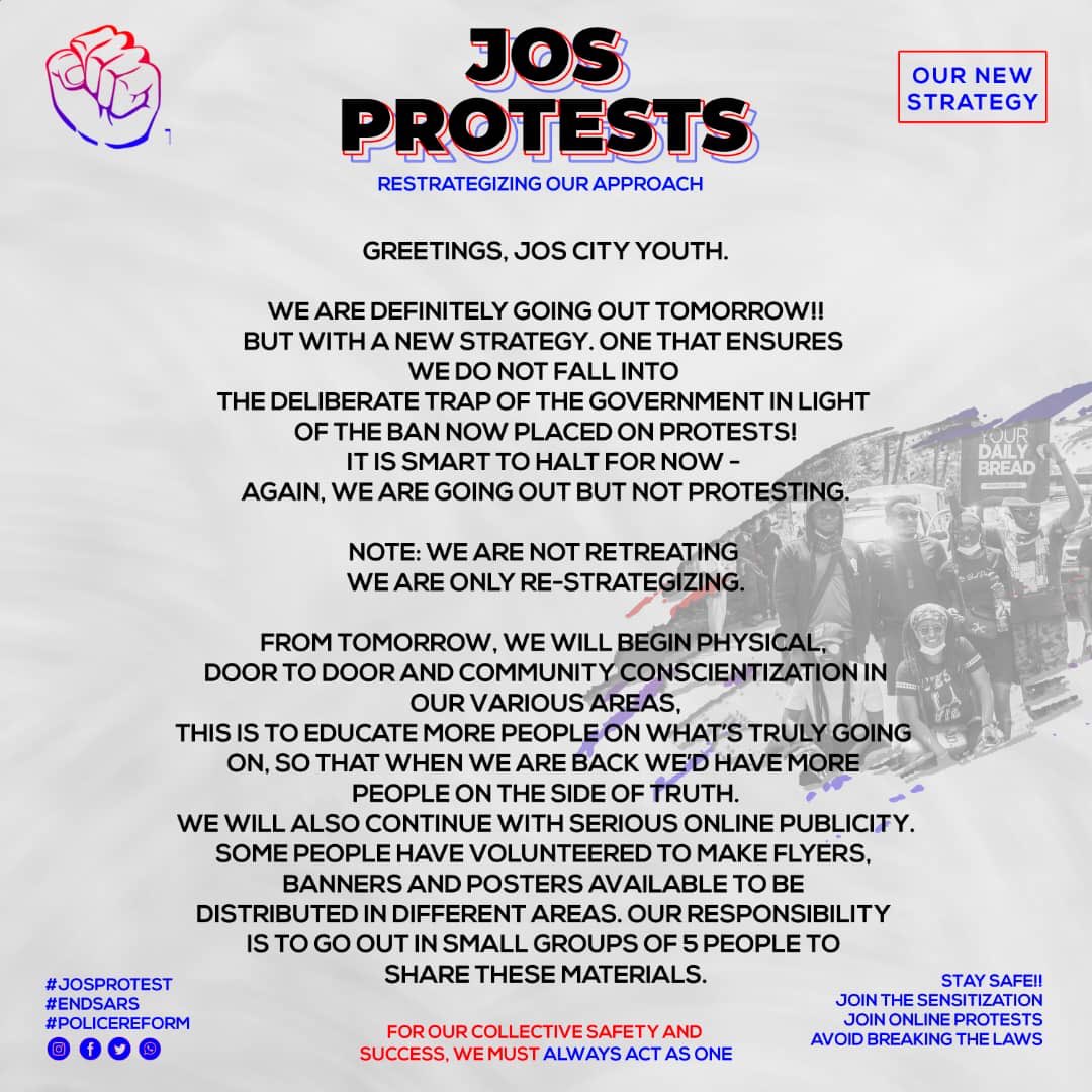 blaqboi_vic's tweet photo. Dear Jos! It’s very important We use today to sensitize the public, #JosProtest #EndSWAT https://t.co/YOjX6gHpsP