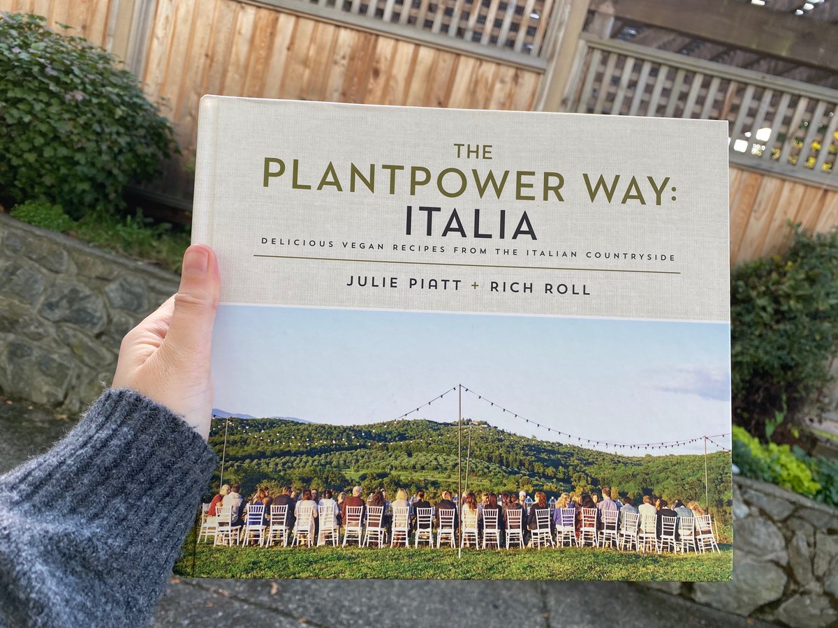 Excited to get into this vegan Italian recipe book by <a href="/richroll/">richroll</a> and his wife Julie Piatt!