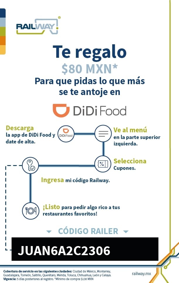 Codigos y cupones de descuento on Twitter "Codigo didifood Saltillo Celaya Irapuato Silao