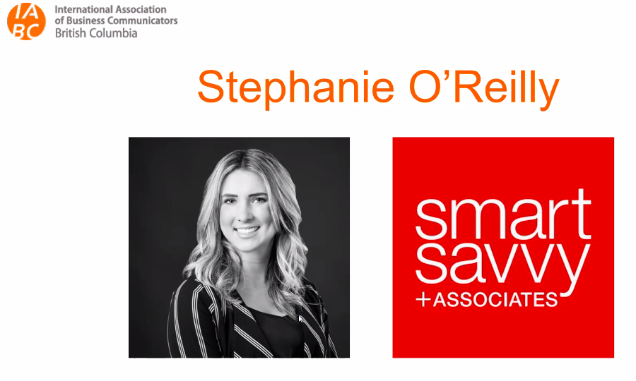 IABCBC's tweet photo. What is networking? How to get comfortable with networking? Listening to @StephanieKeis share her best tips and tricks! #GetConnected2020 https://t.co/kw4Ry75UBv