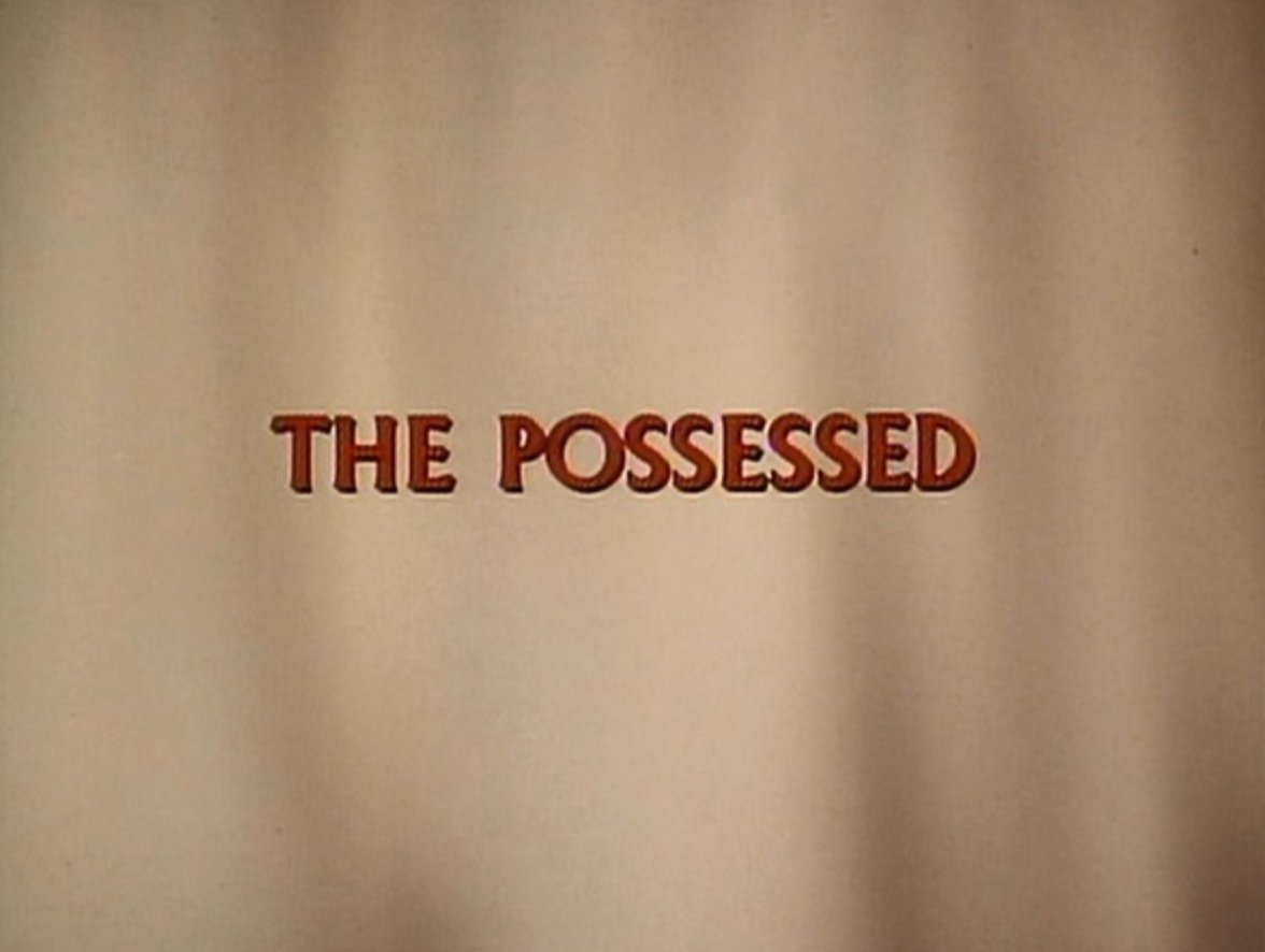 Day 22 of the  #31DaysofTeleterror is going moody with the creepy demonic head trip TVM The Possessed from 1977. It's about an all girls school dealing with a satanic force of some sort. A sexily turtlenecked James Farentino is the ex-priest who battles it. (1/2)