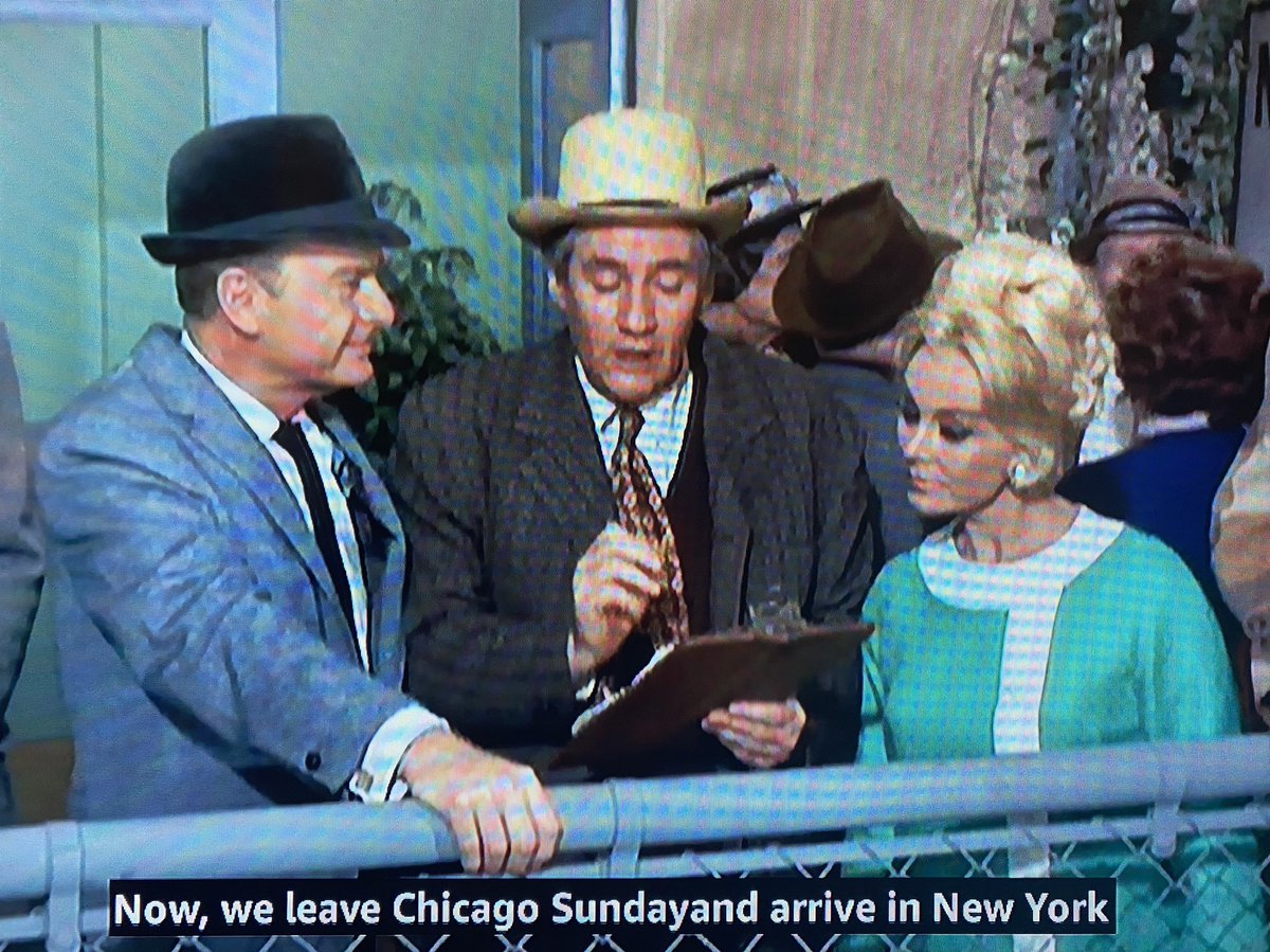 Important information! When Mr. Haney proposes a flight from the Pixley Airport near Hooterville to Paris on an old and very slow airplane, he says it’s “nearly 300 miles” to Chicago — which is on the way to New York.