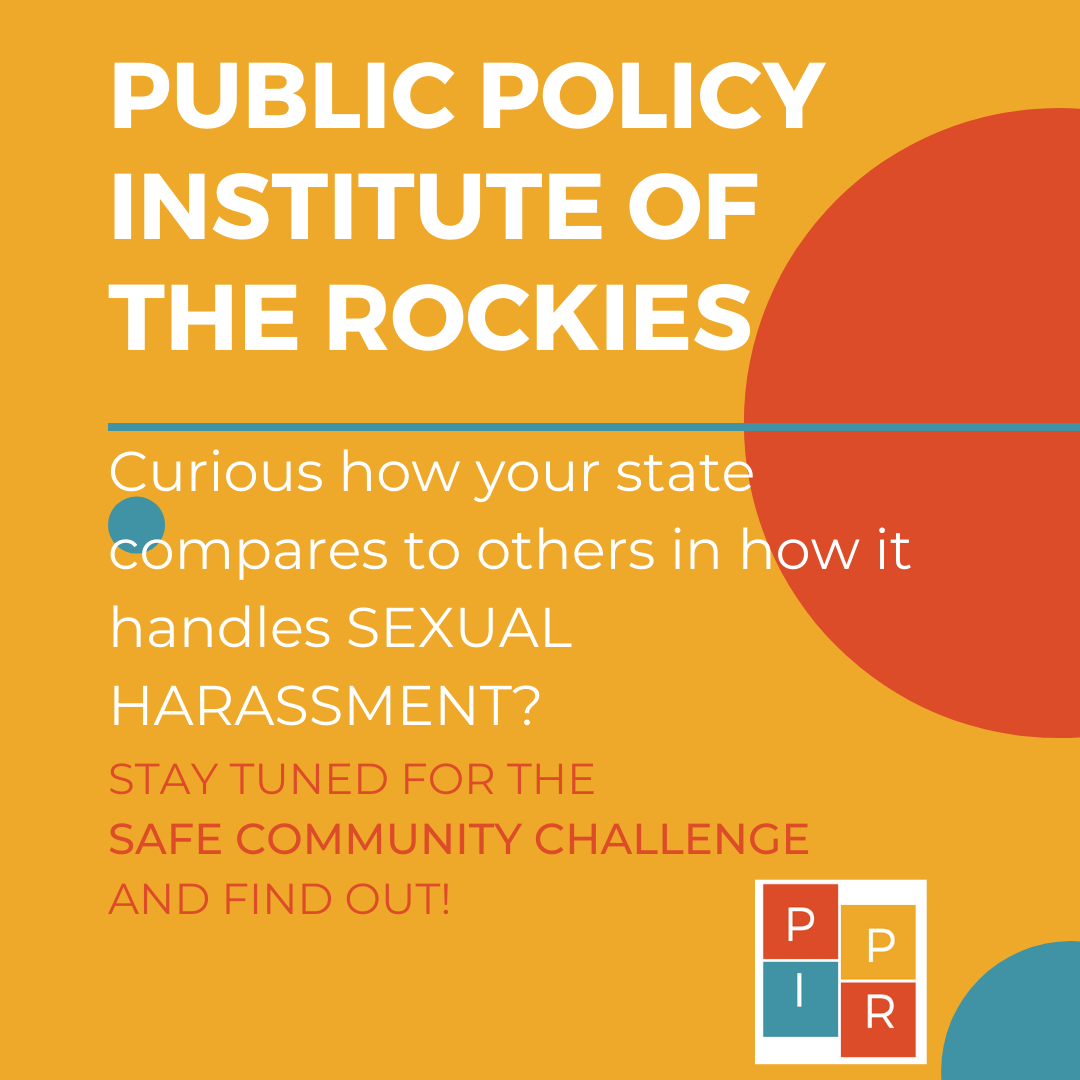 PolicyRockies's tweet photo. #SexualHarassment happens. Some states handle it better than others. Want to know how your state law compare with other states and what you can improve your state's laws? Stay tuned for the #SafeCommunityChallenge! #ProgressWithPPIR #Inspire #StopHarassment #StopDiscrimination https://t.co/NBkAavTnZX