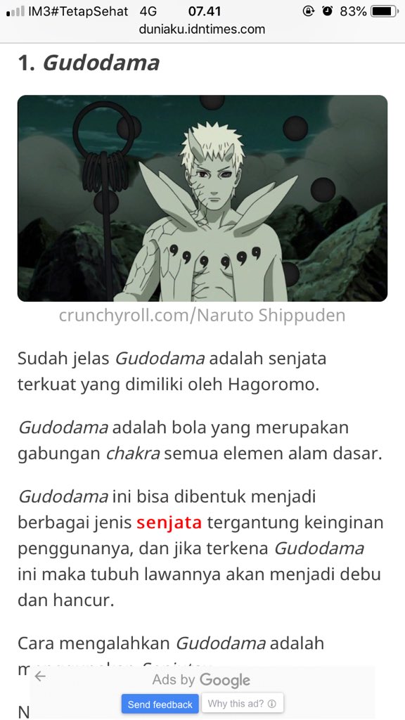 marzain's tweet photo. Dear netizen, singkatnya naruto gak akan mati  #NARUTO https://t.co/QdEZNmdikY
