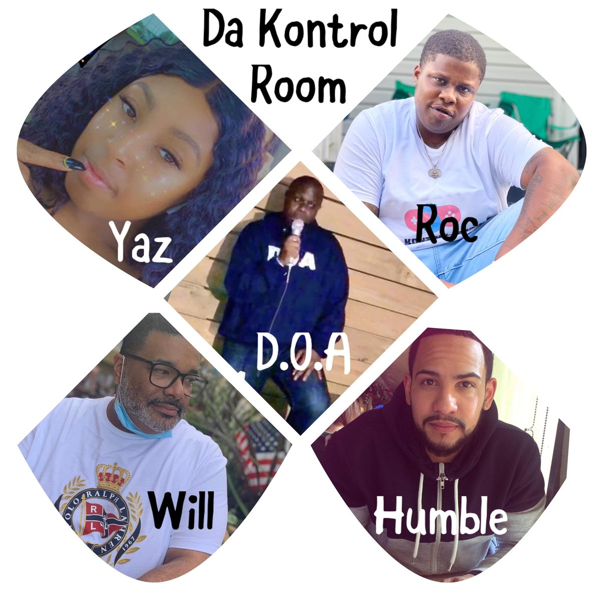 DA KONTROL ROOM IS THE MOVEMENT!! <a href="/ArchieDread/">DA KONTROL ROOM</a> <a href="/humble_gz/">Partners Of DA KONTROL ROOM</a> @CarterYasmina <a href="/roc_carter/">Roc Carter partners of Da Kontrol Room</a> LET'S GO!! <a href="/AxceVagas/">The Humanoid Superboy</a> @BossChickRAINE <a href="/tee_y215/">Tee-y</a> <a href="/ItsARP/">Sorry Its True</a> <a href="/mz_va_finest/">Mz VA</a> <a href="/MzNewYorkOne/">SheLovesBattleRap</a> <a href="/pritty_money/">PrittyMoney</a> <a href="/TajMilli/">Milli_OTM_General</a> <a href="/BrillzItz/">ItzBrillz</a> <a href="/IamJvonLawrence/">Jvon Lawrence</a> @Bull_AfterDark @UNDERGROUNDNY1