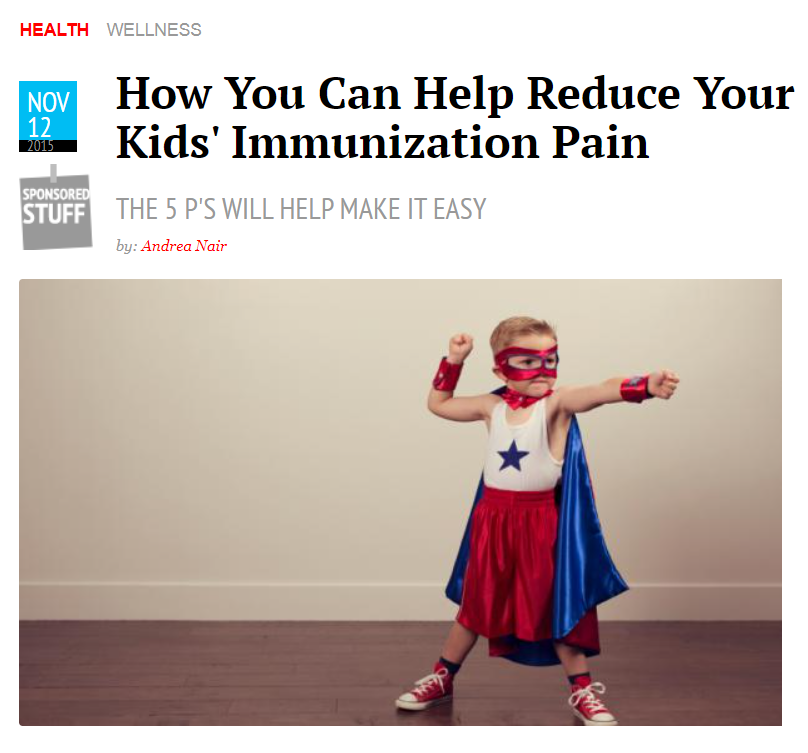  #DYK there are 5P’s to help reduce your kids’ immunization pain?  #ItDoesntHaveToHurt Check out this  @YMCBuzz post to learn Procedural, Physical, Pharmacological, Psychological, and Process tips for your next  #FluShot:  https://bit.ly/34bZ5F7 