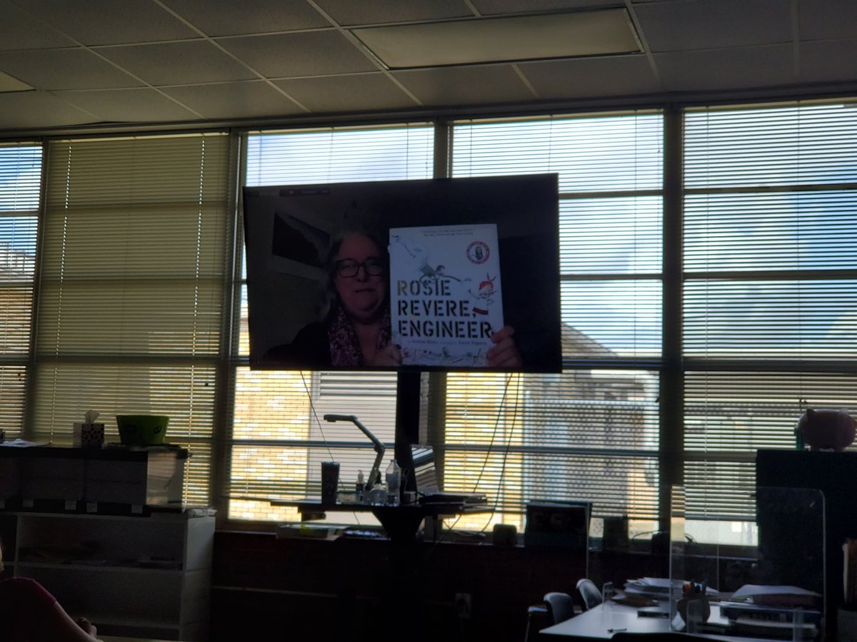 RubioClass's tweet image. Thank you @andreabeaty, @Ford, and @FirstBook for inviting our class to the virtual reading party! We loved hearing Rosie&apos;s story and getting such great advice from Ms. Ford and Ms. Beaty! @AngletonISD @Southside_AISD