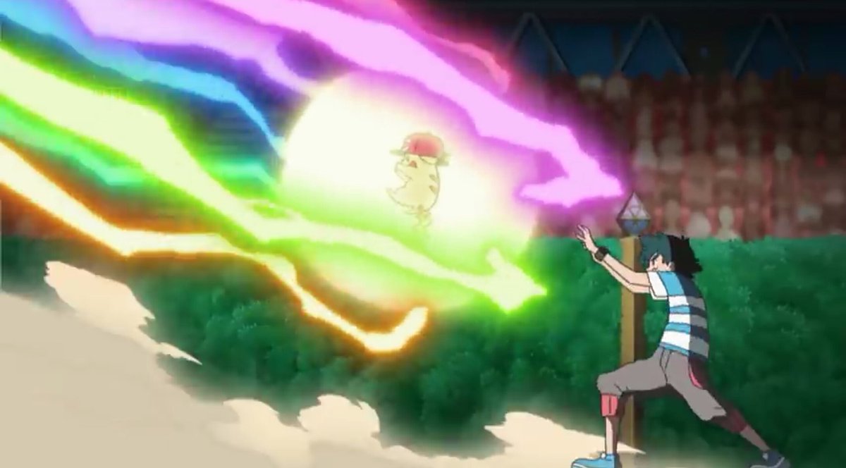 Kkk240 リーグ優勝とククイ戦の印象が強い曲です 歌詞がサトシを強く指してて凄く良い ラストのピカチュウvs カプコケコ 神なので観てほしい