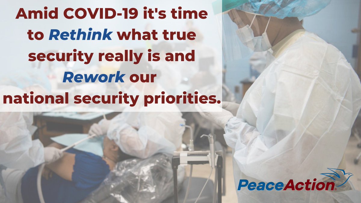 masspeaceaction's tweet photo. If the COVID pandemic and a record hurricane season have taught us anything, it’s that we need to rethink what the true threats to our security are: more pandemics and climate change, and we need to shift our national security $ to these true threats. #PentagonBloat #Debates2020 https://t.co/IjVmSxJn3t