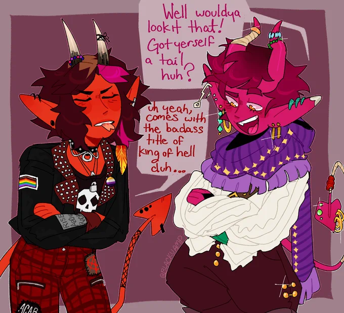 i need fig to be able to interact with more tieflings so bad also they should b friends &lt;3 #dimension20 #fantasyhigh 