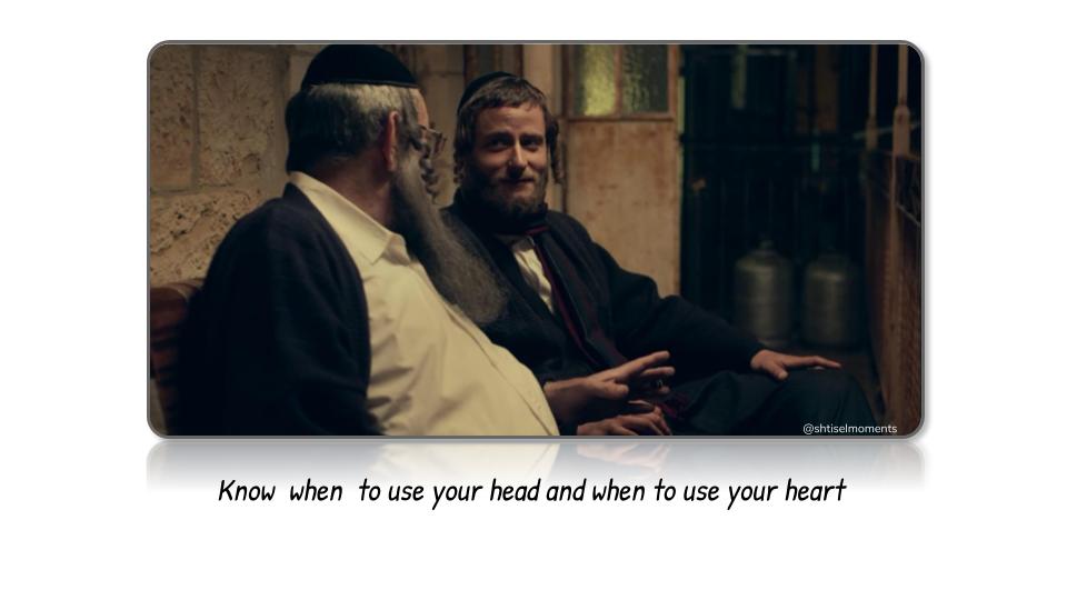 Who doesn't love Shulem's and Kive's chats?