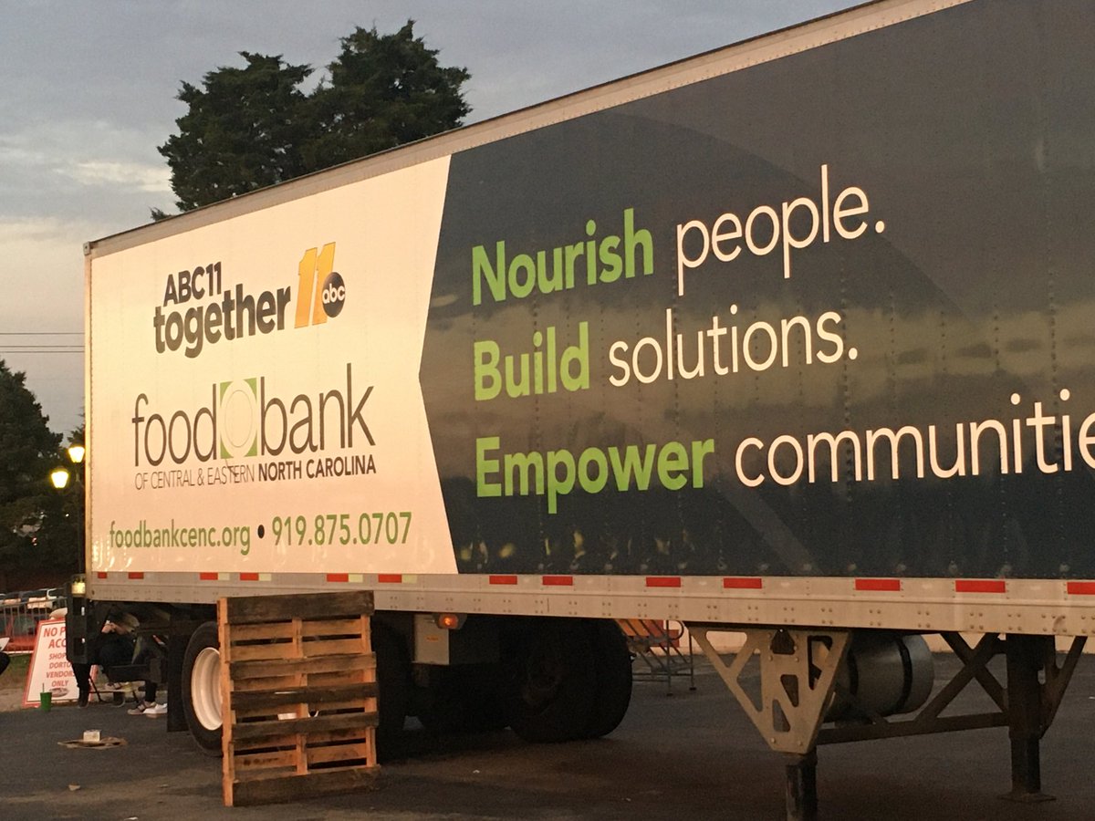 ABC11Together's tweet photo. Were you able to check out the ⁦@NCStateFair⁩ Food Day today? Thanks to all that supported the ⁦@FoodBankCENC⁩ Hunger Relief Drive ❤️ https://t.co/70g3Hc8yPb