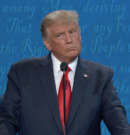 Trump finding out you can walk and chew gum at the same time. #Debates2020