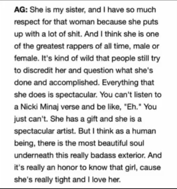 Finally closing off this thread with this 2018 interview of Ari talking about Nicki 