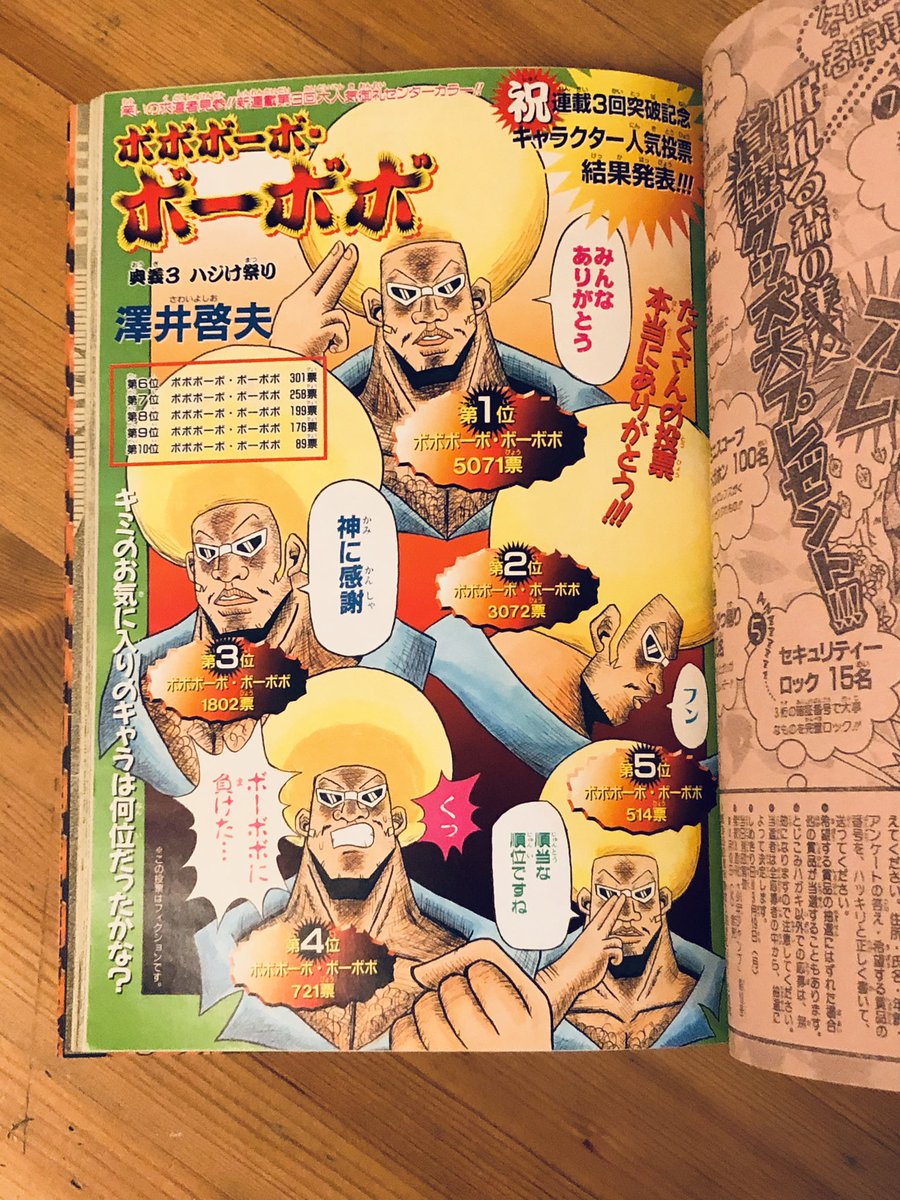 2001 No. 14Cover - NARUTO (more silver metallic on some of the text)Lead Color - BLACK CATCenter Color - BOBOBO-BO BO-BOBO (...character poll?? )Ads in Jump: Very Good 