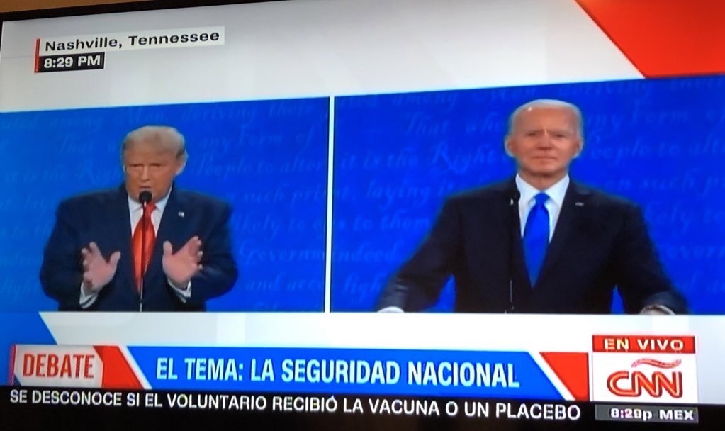 anniecanizares's tweet image. 🛑 #FinalDebate sobre economía y familia en EEU.UU: 

Biden: “El seguro médico no es un privilegio, es un derecho”. “Tenemos que dar cobertura médica a la gente a un precio asequible”.