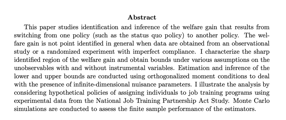 Undral ByambadalaiJMP: "Identification and Inference for Welfare Gains without Unconfoundedness"Website:  https://undralbyambadalai.com/ 
