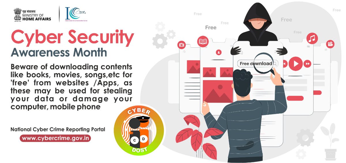 Always be more careful while downloading anything from internet. Some attackers may steal your data. @Cyberdost