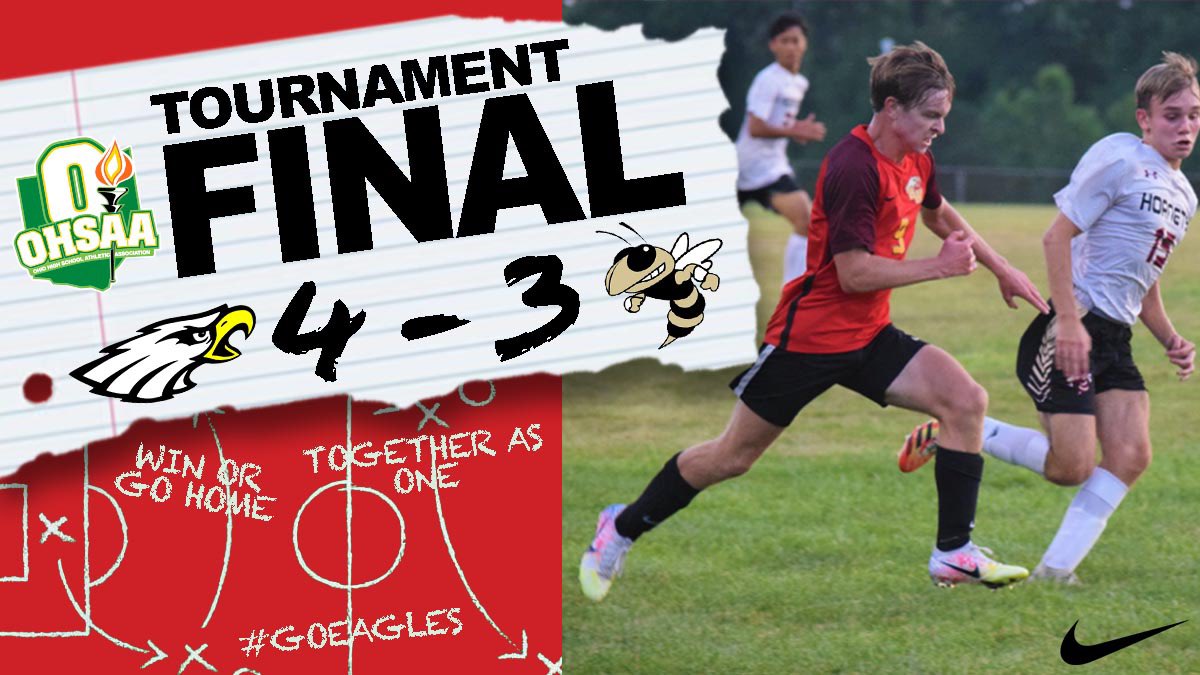 FINAL

<a href="/BigWalnutEagles/">Big Walnut Athletics</a> 4
<a href="/LHeightssoccer/">Hornets Soccer</a> 3

Big Walnut is victorious at home and advances in the tournament. Golden Eagles improve to 10-3-4 on the season.

#GoEagles