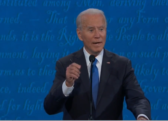 8NewsNow's tweet image. BIDEN ON EXPOSURE TO VIRUS: What I say is I am going to shut down the virus not the country.  #Debates2020 #8NN #YLEH