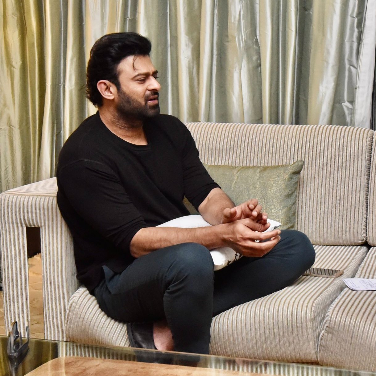 Ace in Frame-Prabhas on X: "Isnt he very cute? while talking he is just into a very thinking mode. #HappyBirthdayPrabhas #Prabhas. https://t.co/sy6cqUfHek" / X