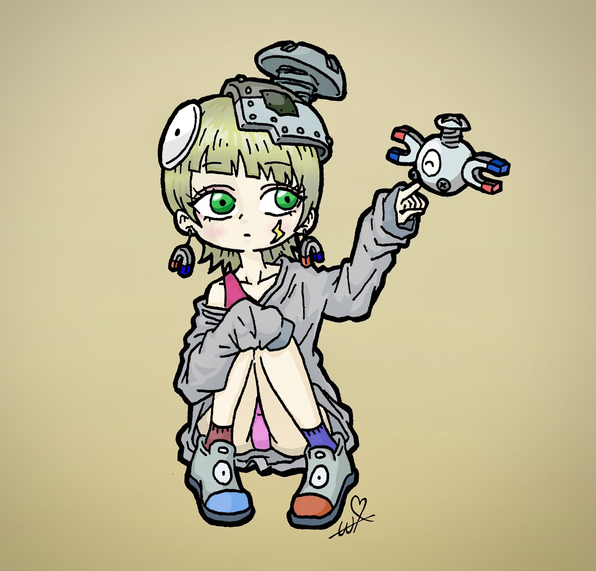 擬人化 手描き アナログイラスト 3 WANI🐊🐊 on X: 