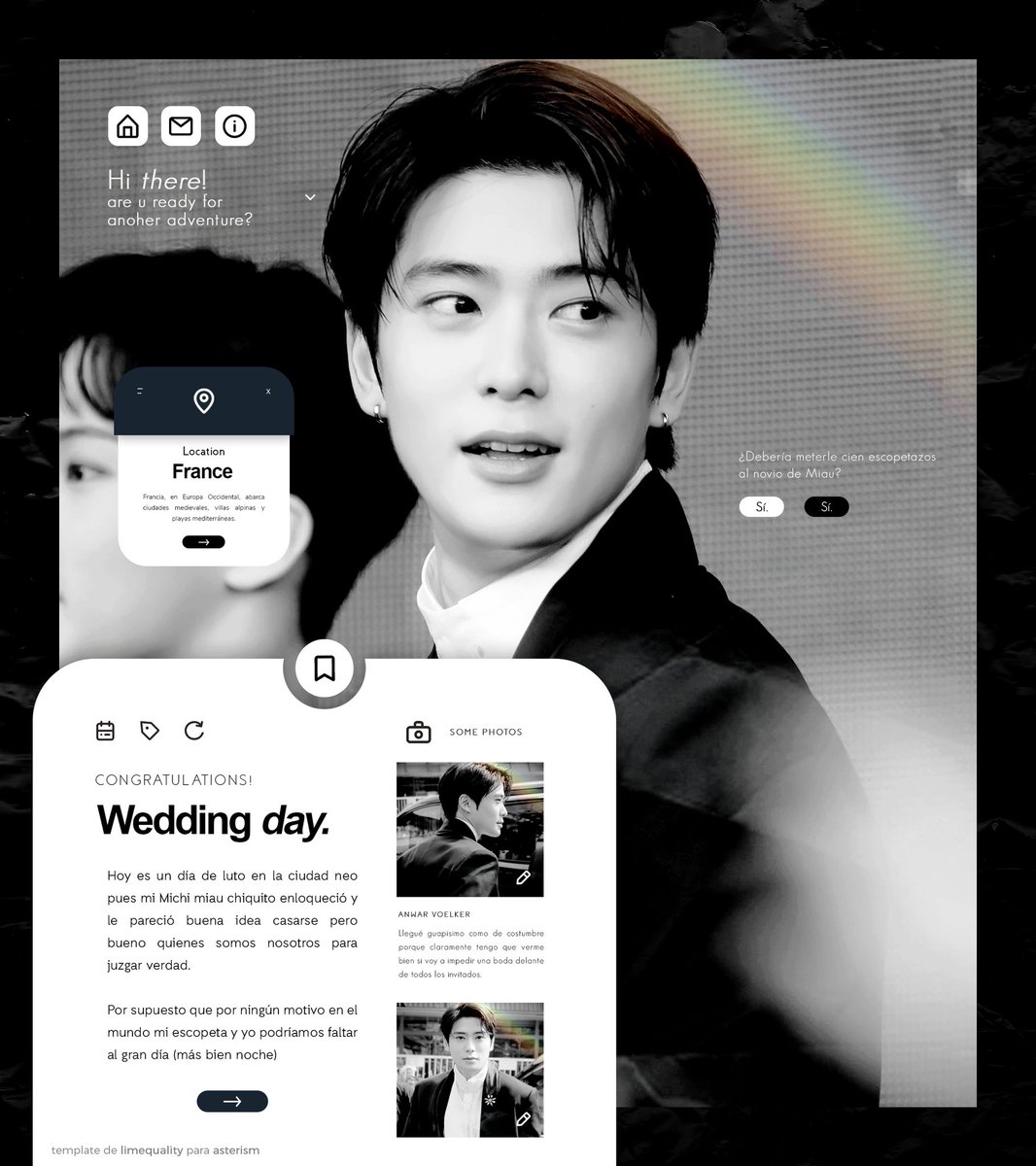 bluemingboy's tweet image. © ınterestel𝗮𝗿𝘁.  —  new _update.

#OurNinjaWedding  :  𝟤𝟢𝟤𝟢𝟣𝟢𝟤𝟤.
. . 𝖮𝗍𝖺𝖻𝖾𝗄 &amp;amp; 𝗠𝗶𝗰𝗵𝗶 weddıng  ˓ ♡ ˒

Hoy mi bebé Michi miau da un paso realmente importante en su vida y por supuesto que yo iba a estar aquí para acompañarlo ¡Muchas felicidades a los novios!