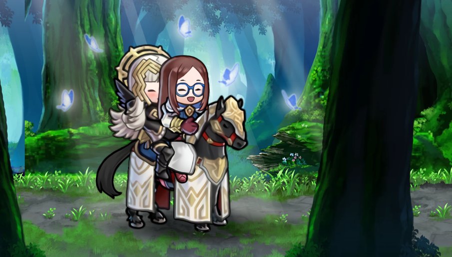 FehGodly's tweet photo. I made a small gift for @LaurantNyamo , her summoner Ciela and Brave #Veronica on an enchanted forest trip!
#FE #FEH #FireEmblem #FireEmblemHeroes #FEHEdit #FEVeronica #FEHOC https://t.co/OGgphn9rlE