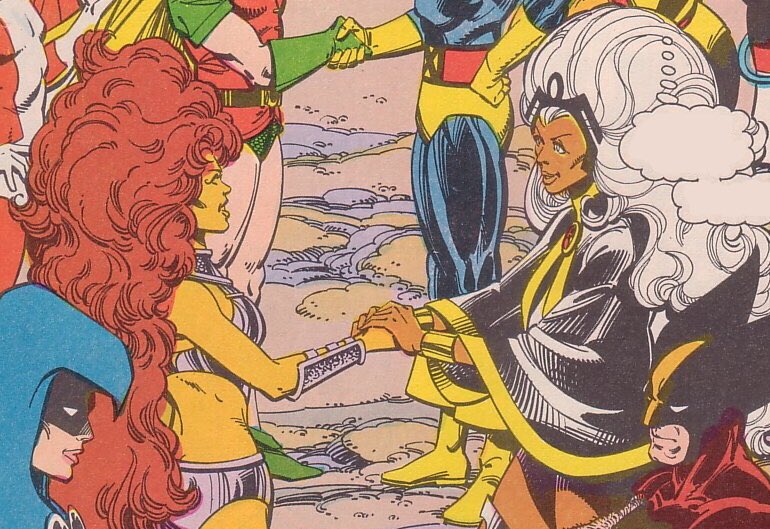 zatannaspells's tweet photo. here to remind you that kory and ororo met in the 80s https://t.co/Q14QE9chDr