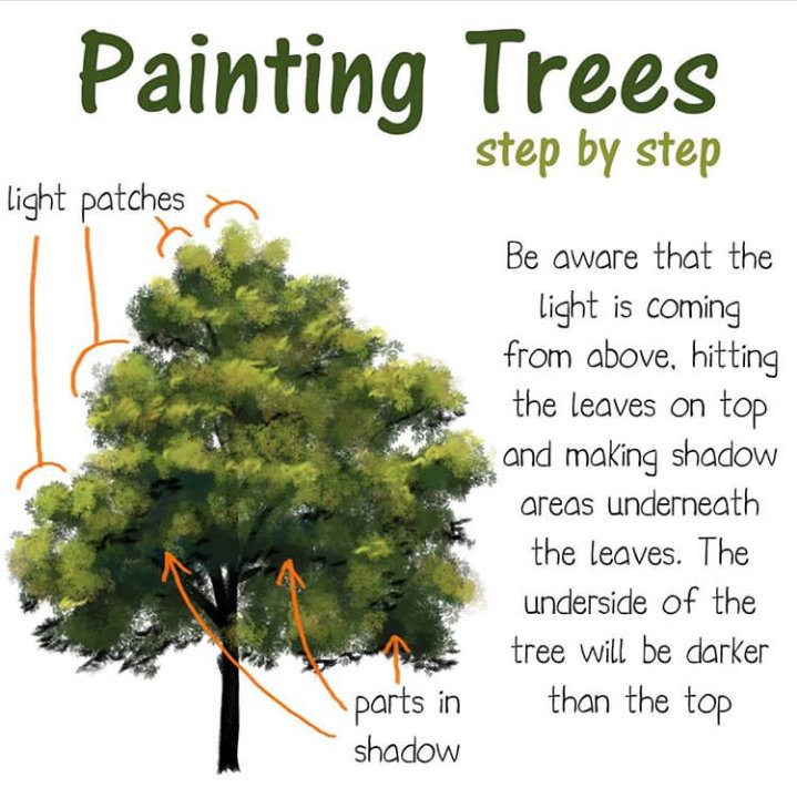 Painting trees step by step.

https://t.co/mt0MCSWqIH 